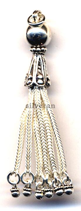 Silver Tassels Turkish