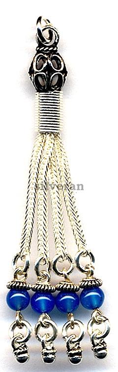 Gümüş Püsgül, Sterling Silver Tassel, شرابة فضية