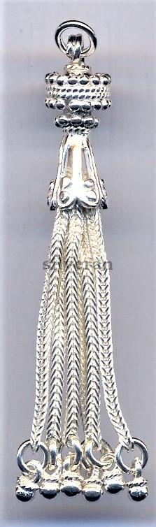 Silver Tassels Turkish