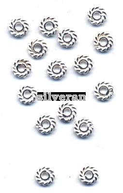 135001BRT - Gümüş Yaldızlı Ara Malzeme - BRT*Burma Telden Pul 1 50BT18