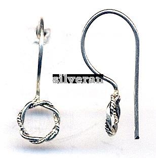 141033 - Gümüş Takı Malzemesi - Silver Ear Wire -  زخرفة فضية، المصوغا