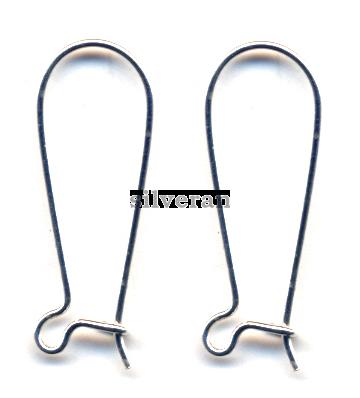 141062 - Gümüş Küpe Çengeli - Silver Kidney Ear Wire -  زخرفة فضية، ال