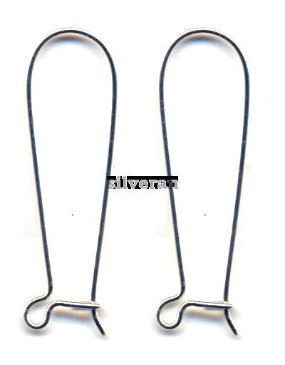 141063 - Gümüş Küpe Çengeli - Silver Kidney Ear Wire -  زخرفة فضية، ال
