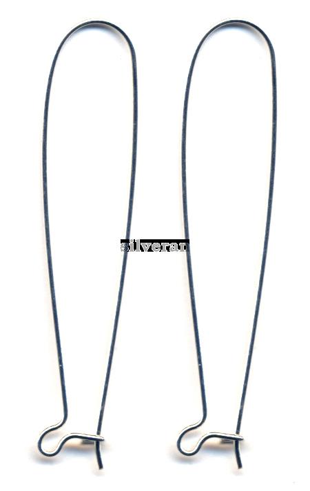 141065 - Gümüş Küpe Çengeli - Silver Kidney Ear Wire -  زخرفة فضية، ال