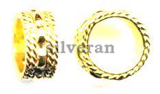 Gold Vermeil - Ring Beads