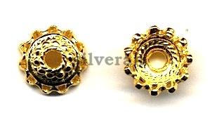 Silver Beads - Gold Vermeil