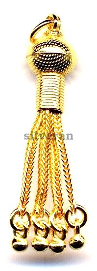 Silver Tassels - Gold Vermeil