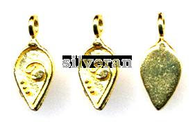 Silver Beads Gold Vermeil