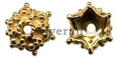 Gold Vermeil - Bead Caps