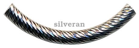 Tube Beads - Diamond Cut