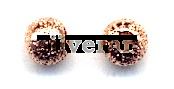 Silver Beads Rose Gold