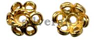Gold Vermeil - Bead Caps