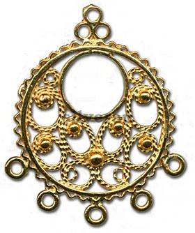 Gold Vermeil - Chandelier Earrings