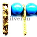 Silver Beads - Gold Vermeil