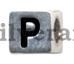 Alphabet Beads Flat Edge - Small