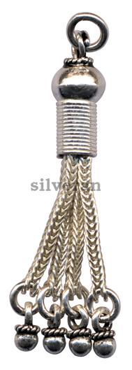 Silver Tassel Small