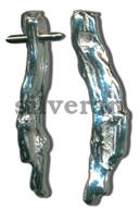 246069TG - Altın Yaldızlı Gümüş Ara Malzeme - Mercan Dal - Gold Vermei