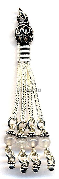 Gümüş Püsgül, Sterling Silver Tassel, شرابة فضية