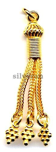 Silver Tassels - Gold Vermeil