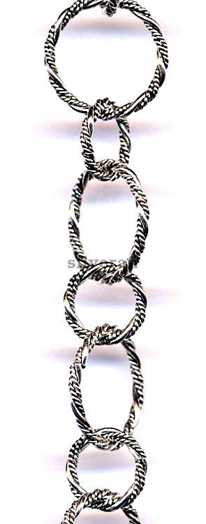 Silver Chain - Multi Twisted