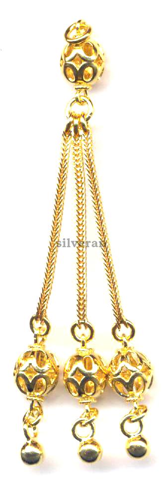 Silver Tassels - Gold Vermeil