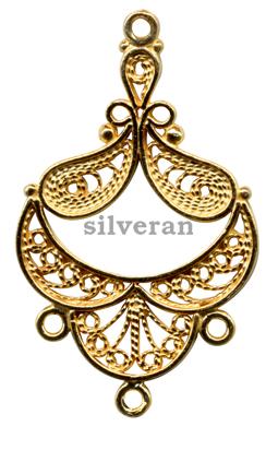Gold Vermeil - Chandelier Earrings