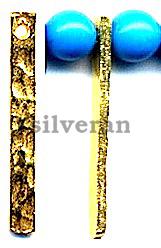 Silver Beads - Gold Vermeil