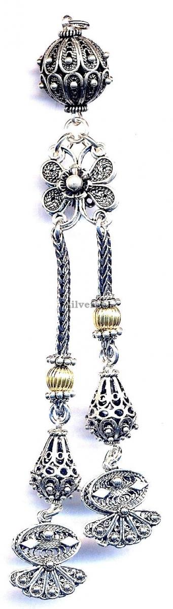 Silver Tassel Large