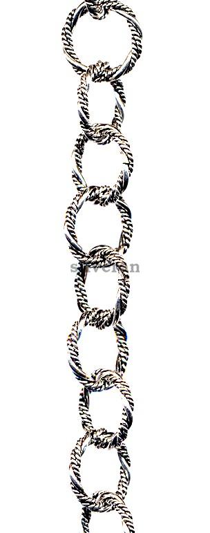 Silver Chain - Multi Twisted