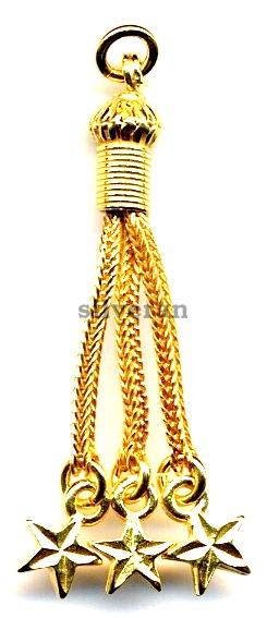 Silver Tassels - Gold Vermeil