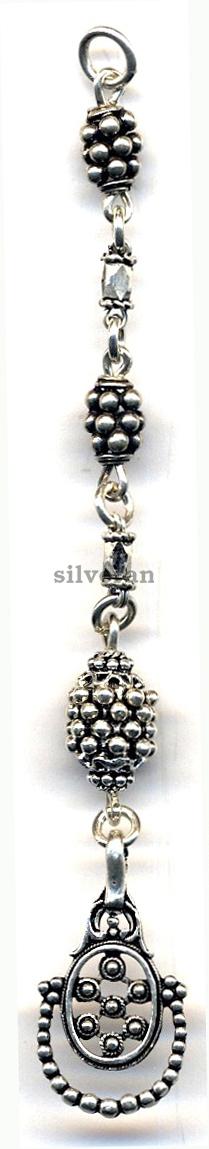 Yeni Gümüş Püsgül, New Sterling Silver Tassel, شرابة فضية جديدة ،