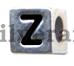297139 - Z Harfi (Küçük Blok) - Z Harfi (Küçük Blok) - Flat Edge Small Size - Z - Alphabet Bead. - حبة فضة الخرز الفضي - الخرزة الفضية والمجوهرات الفضية - Silber Perlen