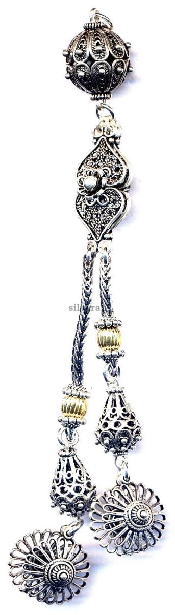 Silver Tassel Large