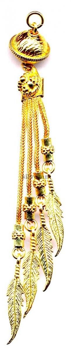 Silver Tassels - Gold Vermeil