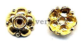 Silver Beads - Gold Vermeil