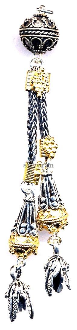 Yeni Gümüş Püsgül, New Sterling Silver Tassel, شرابة فضية جديدة ،