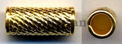 Gold Vermeil - Tube Beads