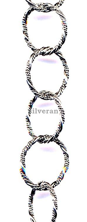 Silver Chain - Multi Twisted