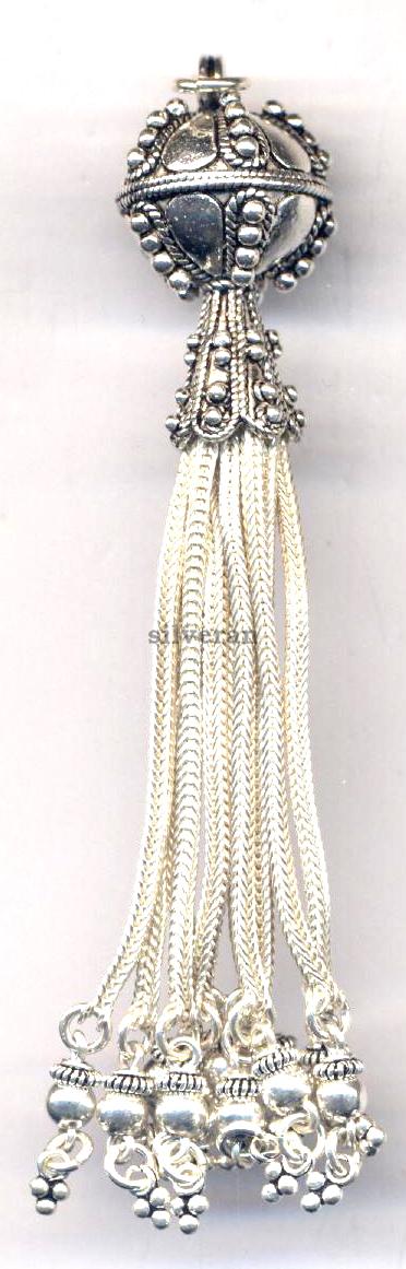 Silver Tassels Turkish