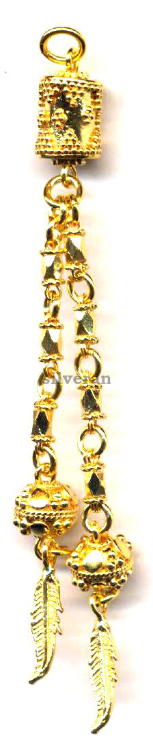 Silver Tassels - Gold Vermeil