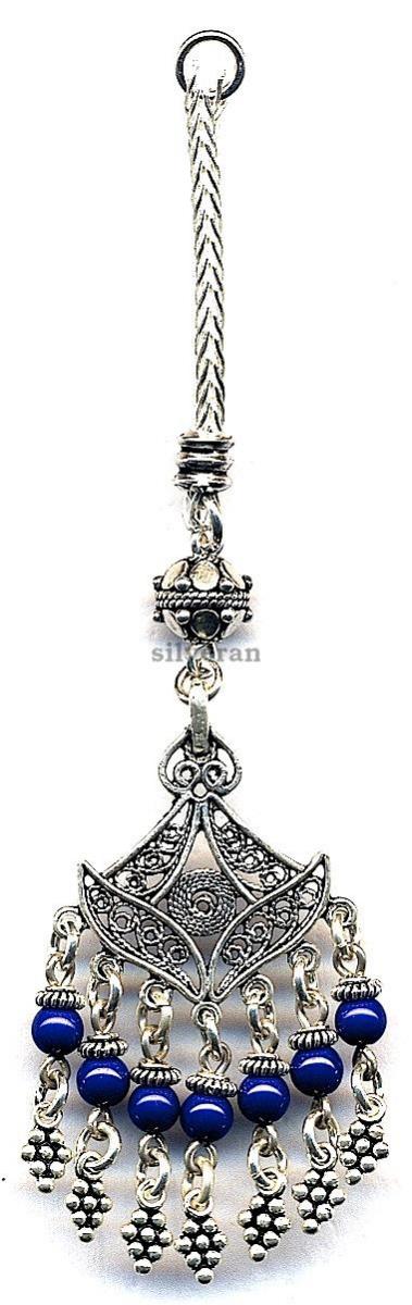 Silver Tassel Line Stone