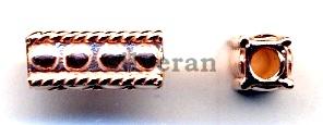Silver Beads Rose Gold