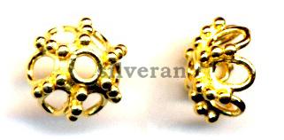 Silver Beads - Gold Vermeil