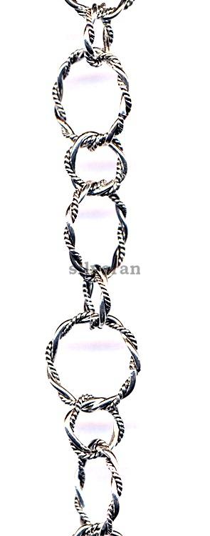 Silver Chain - Multi Twisted