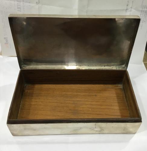 Savatlı Gümüş Kutu - Savatlı Gümüş Kutu - Silver Box with Enamel Savat