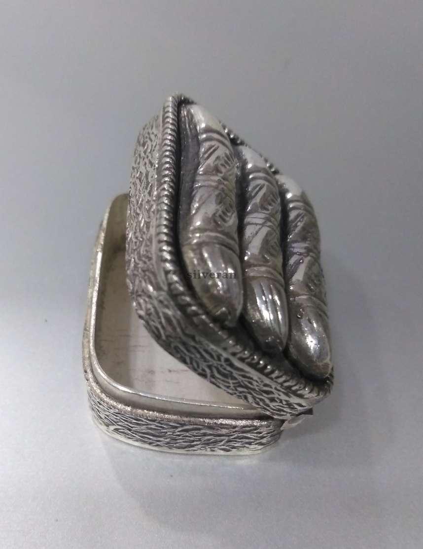 SBX005 - Gümüş Kutu - Selçuk Kolye Desenli 925 Ayar Gümüş Kutu