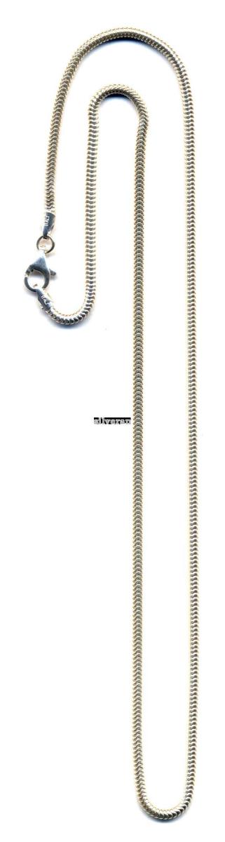 SNKC45BRT - Gümüş Yaldızlı Gümüş Yılan Zincir - Gümüş Zincir - Bright 