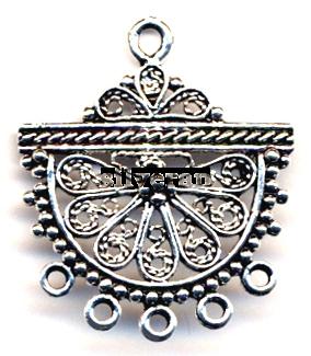 TP26201 - Gümüş Takı - Silver Chandelier Earring -  زخرفة فضية، المصوغ