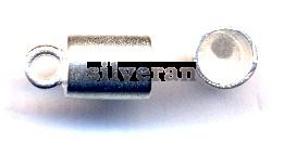 TP26958BRT - Gümüş Yaldızlı Deri KU İki Kiit - Bright Finish Silver Cl