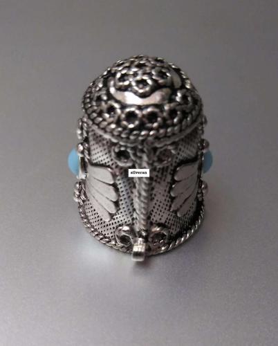 Yüksük 001 - Gümüş Dikiş Yüksüğü - Silver Sewing Thimble - كشتبان الخي